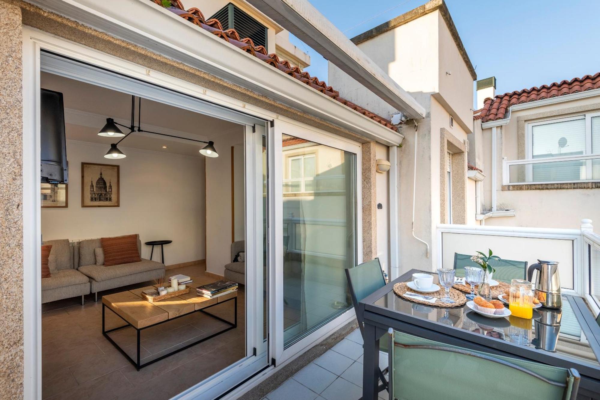 Apartamento Playa Silgar -50 M Playa Con 2 Garajes Y 3 Dormitorios Sanxenxo Exteriér fotografie